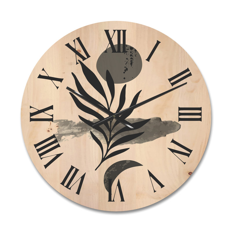 Horloge murale abstraite, Moyenne