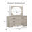 Gomez 6-Drawer Dresser And Mirror Set