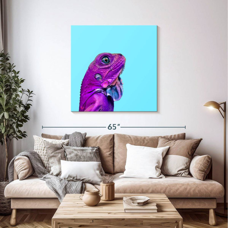 Crowle Lizard, 39" H x 39" W