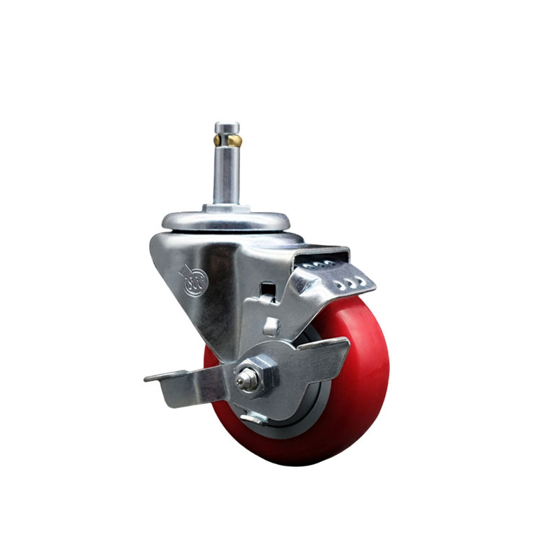 Polyurethane Caster, Red