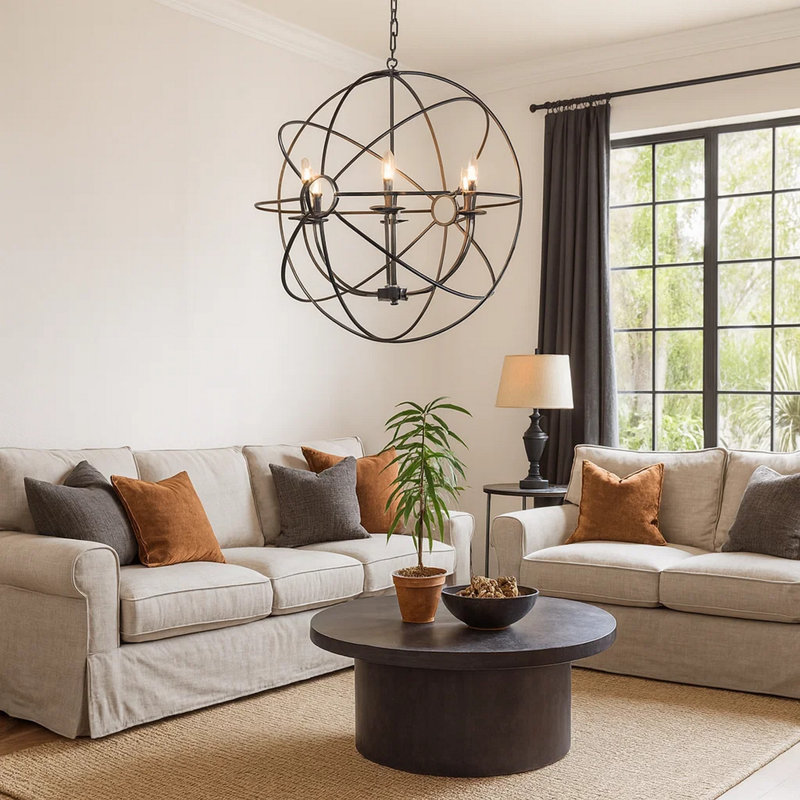 Voltaire 6 - Light Chandelier
