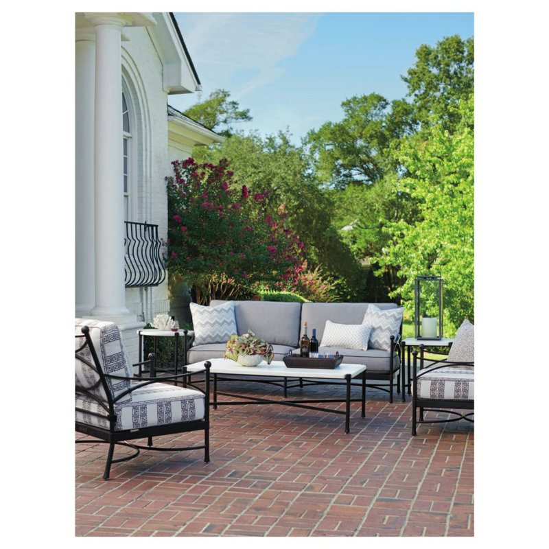 Pavlova Black Transitional Rectangular Cocktail Table