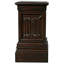 Canterbury Abbey Square Pedestal Mahogany Plant Stand-62275938