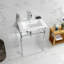 Lavabo console 24 "Fauceture Edwardian avec pieds en laiton (un trou)-72887875