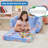 Amilee Kids Couch Sofa, Folding Toddler Couch-879323784-889598634