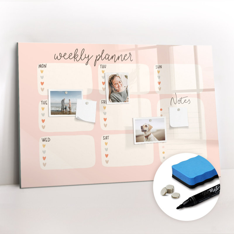 Magnetic Glass Dry Erase Board