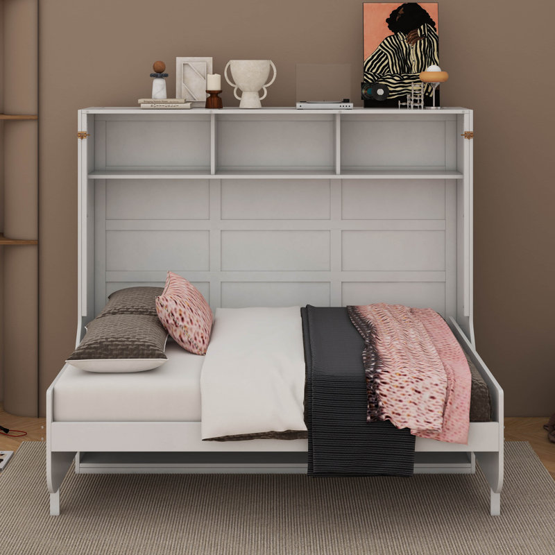 Full Size Murphy Bed With A Desk