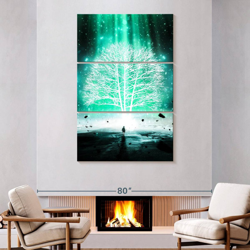 Kelan Life Energy, 74" H x 48" W