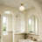 Jonny 1- Light Dimmable Ribbed Gold Semi Flush Mount-872543619