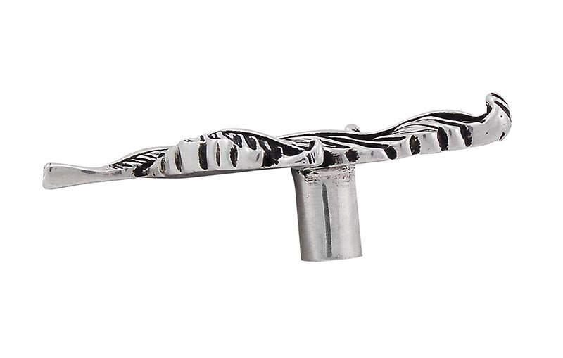 Carlotta Novelty Knob, Antique Silver