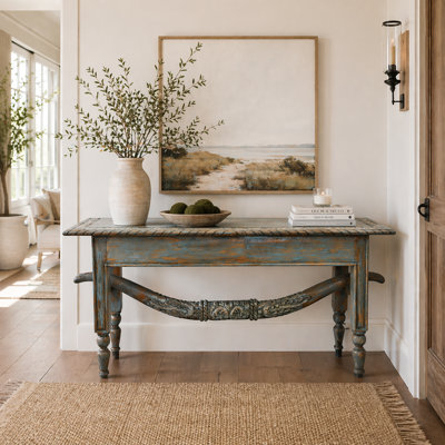 Grande Équestre Longhorn Credenza in Turquoise