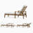 SeeHill Pool Lounge Chair, Aluminum Outdoor Chaise Lounge with Thick Cushion, Outdoor Lounger Pool Furniture with 6-Position Adjustable Backrest, Patio Lounge Chair for Outside, Deck-1740688309