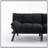 Cream Convertible Folding Modern Sofa Bed With Adjustable Armrest And Backrest For Small Spaces-1074237394