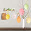 12 pièces, œufs de Pâques, décoration, œufs de Noël suspendus, œufs simulés, œufs mouchetés