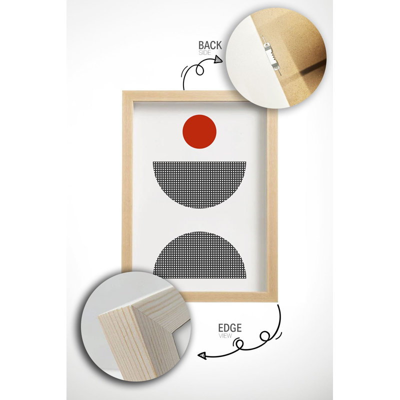 Ensemble de 3 peintures élégantes encadrées décoratives, 12,9 po x 18,9 po | Cadre 100% bois massif (épaisseur: 0,8 pouce), œuvre d'art 100% MDF | Impression numérique éclatante, parfaite pour la décoration de salon et de bureau