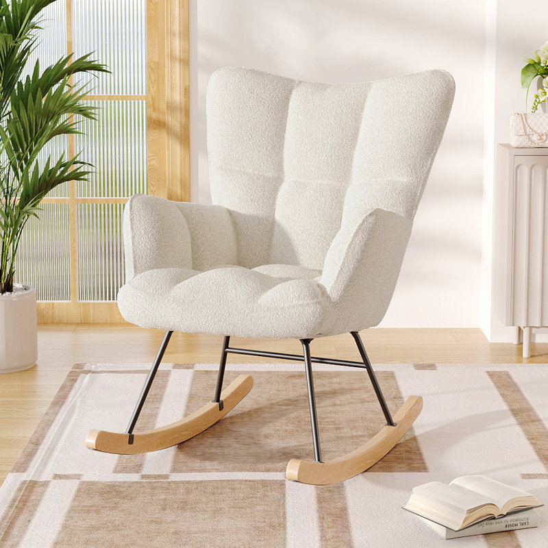 Herrera Rocking Chair, White
