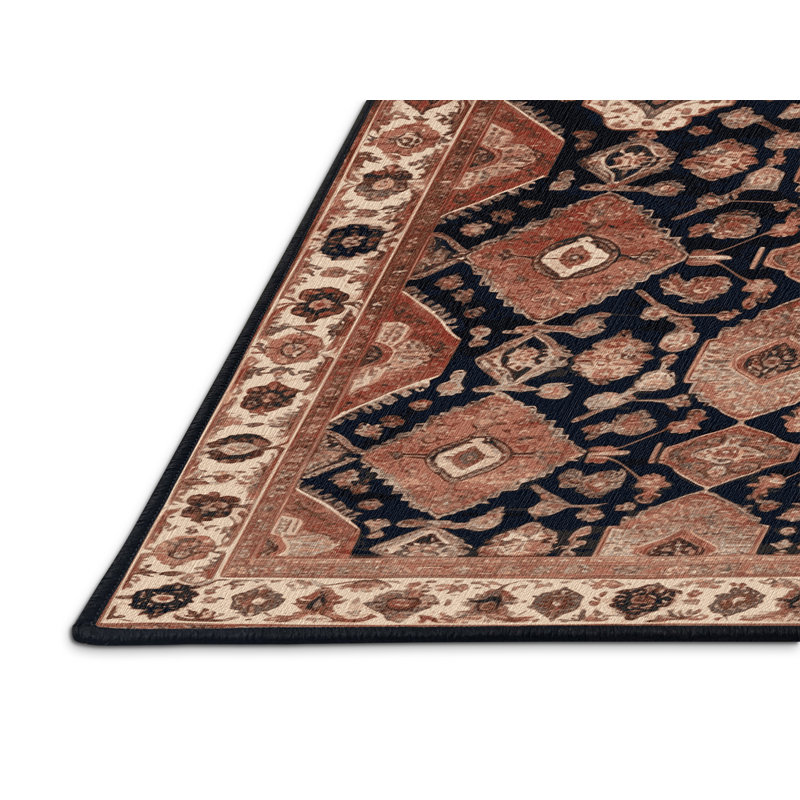 Tapis brun lavable à la machine