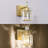 Modern Crystal Bathroom Vanity Light Fixture With K9 Crystal, E26 Bulb Compatible, UL Listed For Safety-889526802