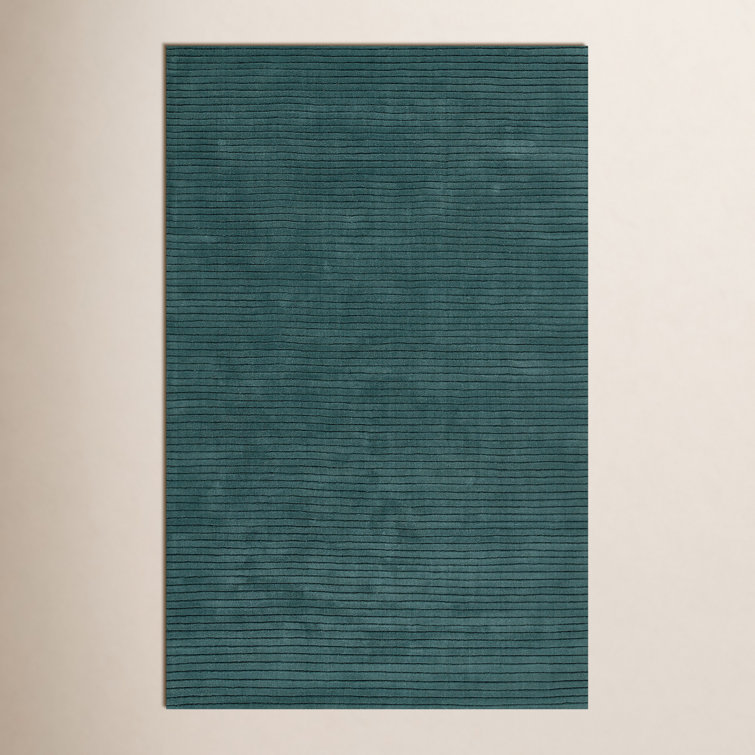 Guiness Handmade Wool Blue Rug