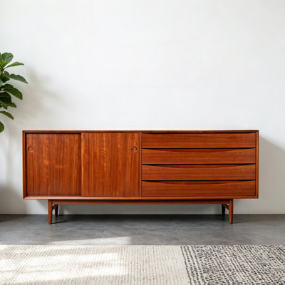 Retro Brown TV Cabinet
