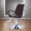 Fauteuil de coiffeur hydraulique avec repose-pieds - Fauteuil de salon de coiffure professionnel avec réglage facile de la hauteur