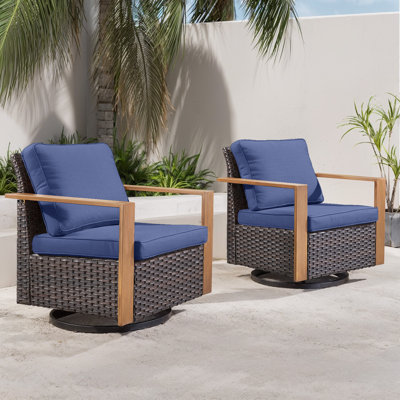 Chaise berçante d'extérieur Kelyse