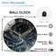 Horloge murale en verre 12 po