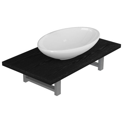 Prestia 600mm Single Bathroom Vanity with Vessel Ceramic Basin