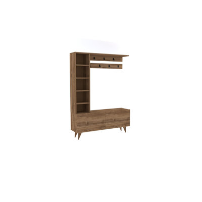 Jeffenese Hall Tree with Shoe Storage