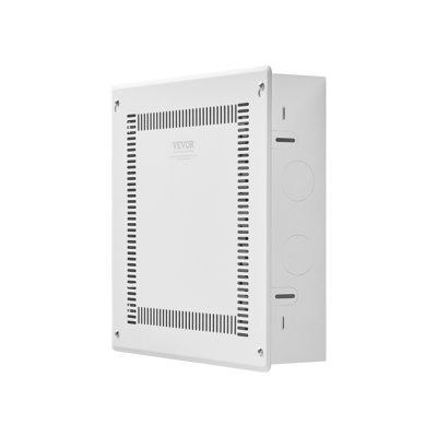 Enceinte média structurée pour téléviseur encastré dans le mur 14 po avec couvercle