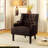Upholstered Wingback Chair-1121311487
