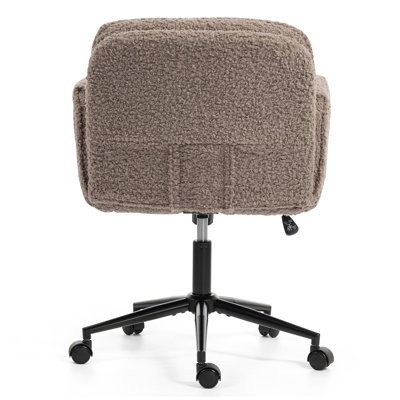 23.6''W Upholstered Swivel Accent Chair- 360°Rotation