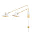 2 LIGHT PORTABLE WALL SCONCE