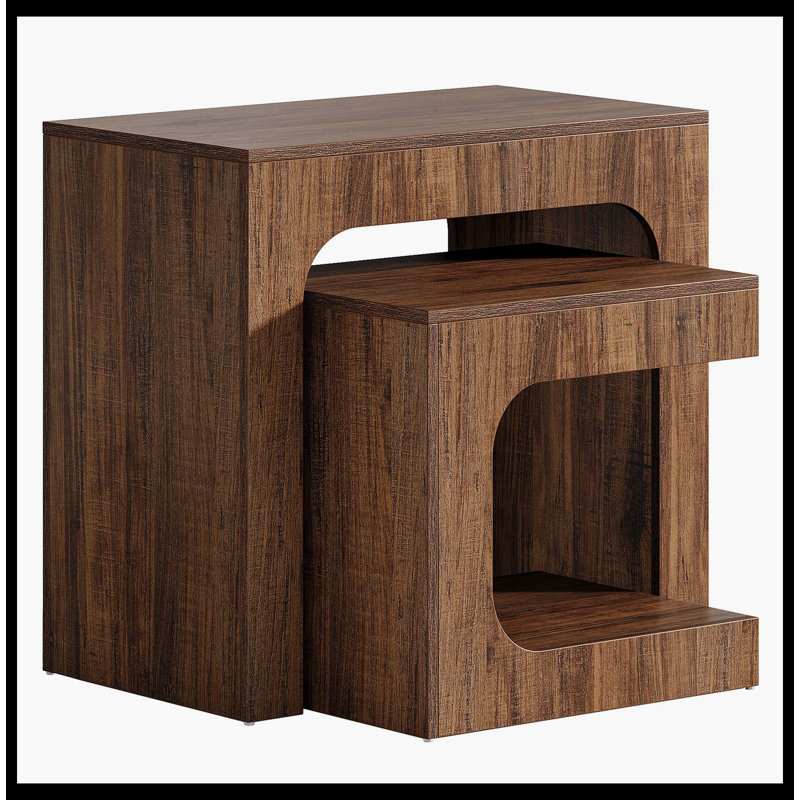 Ensemble de table de bout Nesting, petite table de chevet