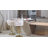 Swivel Upholstered Velvet Adjustable Height Counter Stool-114288416