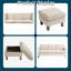 Canapé modulaire en L en velours avec mousse à mémoire de forme L et canapé 4 places Art déco pour petits espaces-1123407542