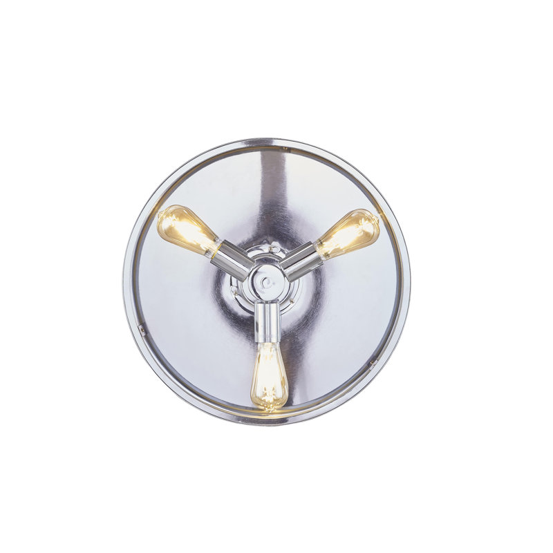 122 Cm Ceiling Fan Adilene With Remote Control, Chrome with Transparent Blades