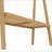 Bamboo Towel Rack Freestanding with Bottom Storage Shelf Outdoor Indoor | Neutral | Bathroom