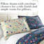 Blue Microfiber Reversible 3 Piece Duvet Cover Set-657852207