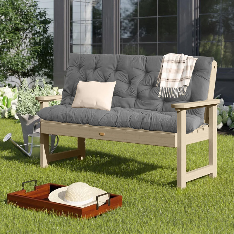 Coussins de siège de remplacement pour balancelle, coussins de banc 2-3 places pour mobilier d'extérieur avec dossier