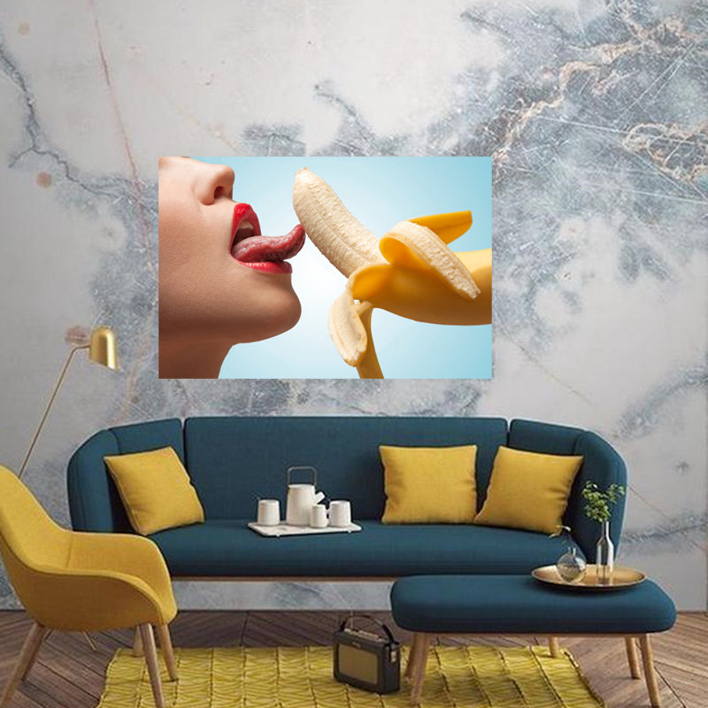 Going Bananas Print, Acrylic, 40" H x 60" W x 1.5" D
