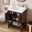 Meuble-lavabo simple 24 po avec comptoir en céramique 24 po-349507745