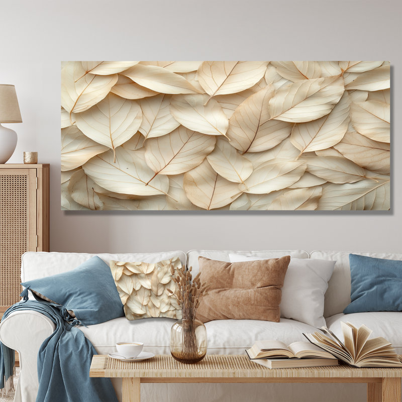 Jabrion - Floral Large Wall Art, 28" H x 60" W, Wrapped Canvas, Does Not Apply