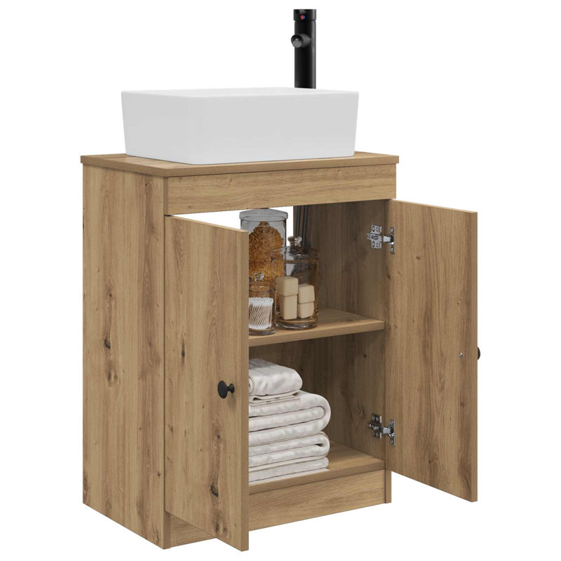540 mm Bathroom Vanity, Artisan Oak