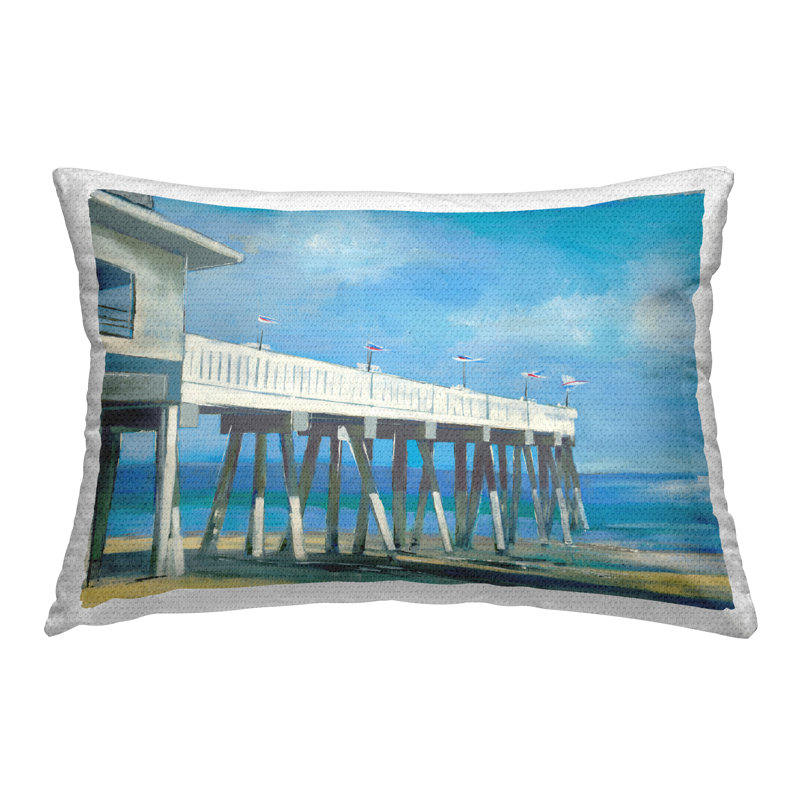 Coussin d'extérieur Beach Boardwalk Dock