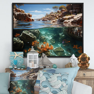 «Beach Jewel Of The Ocean I», reproduction sur toile