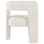 Chaise d'appoint Modern Bouclé avec courbes sculptées