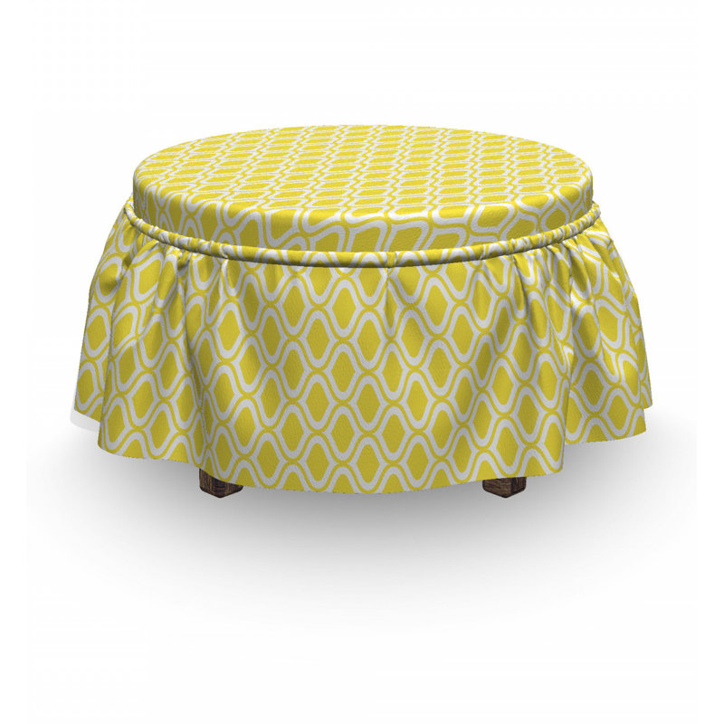 Box Cushion Ottoman Slipcover