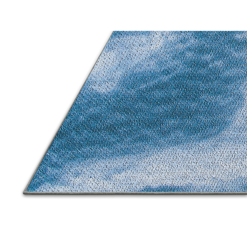 Abstract Indoor Rug, Rectangle 2' x 4'