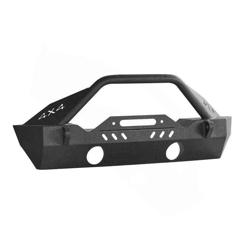 Front Bumper Compatible With 2018-2024 Jeep Wrangler JL JLU & Gladiator JT